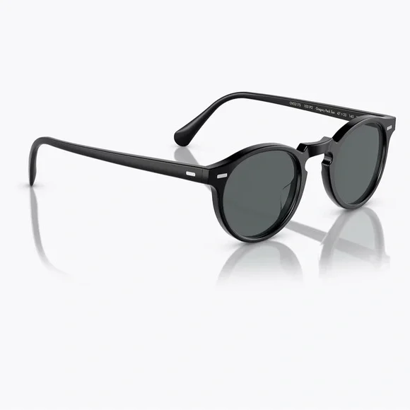 Oliver Peoples Gregory Peck Black Sunglasses - Picture 3 of 9